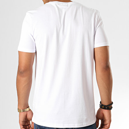 Kaporal - Tee Shirt Pasto Blanc Bleu Marine Rouge
