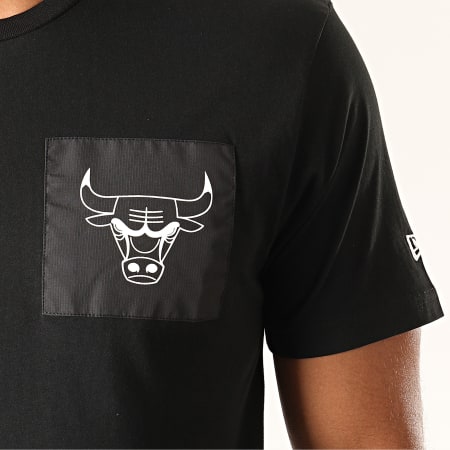 New Era - Tee Shirt NBA Square Logo Chicago Bulls 12033449 Noir