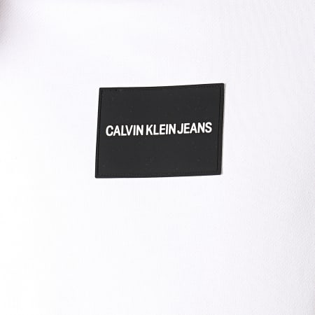 Calvin Klein - Sweat Capuche Colour Block 3873 Blanc