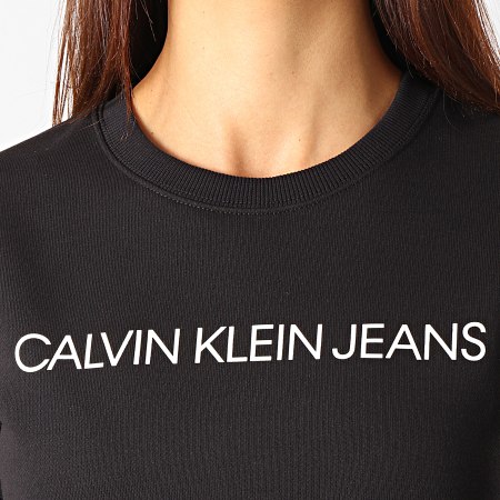 Calvin Klein - Sweat Crewneck Femme 9761 Noir