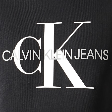 Calvin Klein - Sweat Crewneck Monogram 4313 Noir