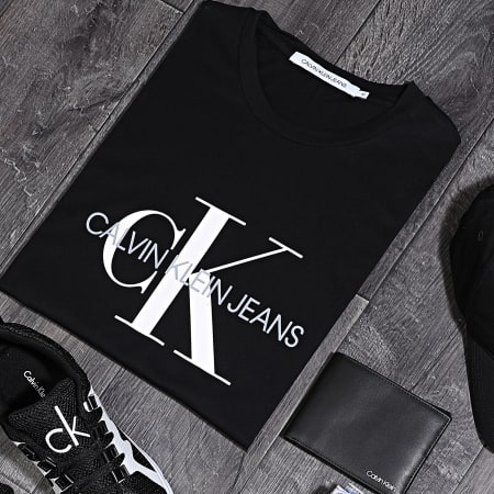 Calvin Klein - Tee Shirt Monogram 4314 Noir