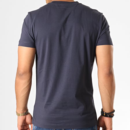 Calvin Klein - Tee Shirt Monogram 4314 Bleu Marine