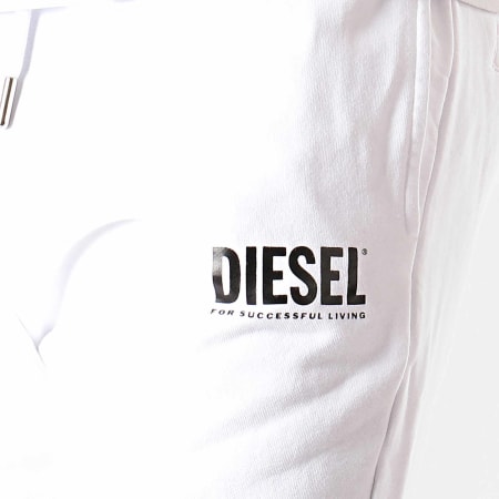 Diesel - Pantalon Jogging Tary Logo 00SZLB-0BAWT Blanc