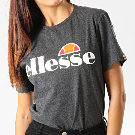 Ellesse - Tee Shirt Femme Albany SGS03237 Gris Anthracite Chiné