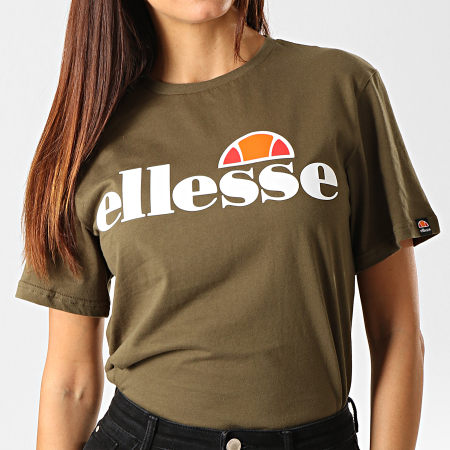 Ellesse - Tee Shirt Femme Albany SGS03237 Vert Kaki