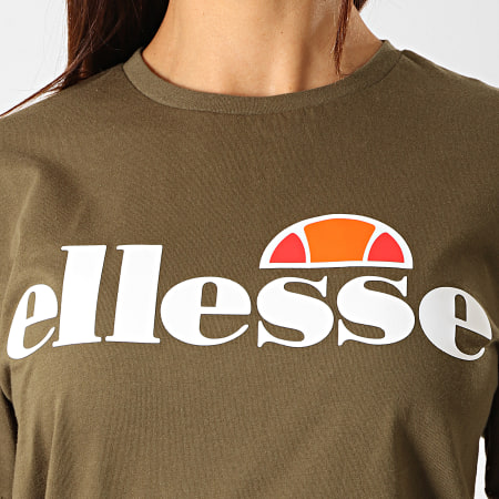 Ellesse - Tee Shirt Femme Albany SGS03237 Vert Kaki