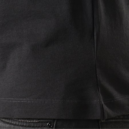 Calvin Klein - Tee Shirt Poche A Manches Longues Monogram 3797 Noir