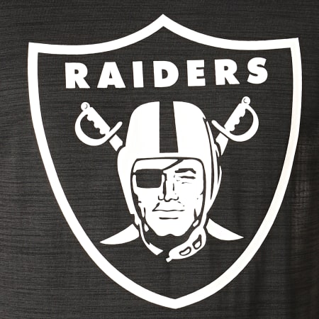 New Era - Tee Shirt NFL Engineered Raglan Oakland Raiders 12033382 Noir
