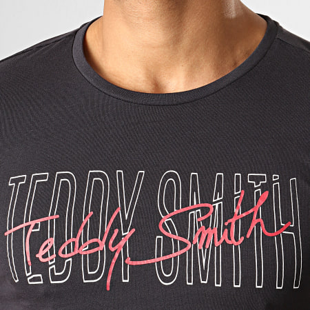 Teddy Smith - Tee Shirt Freddy Bleu Marine Foncé
