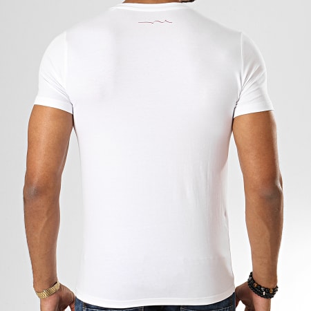 Teddy Smith - Camiseta Tawax cuello pico Blanco