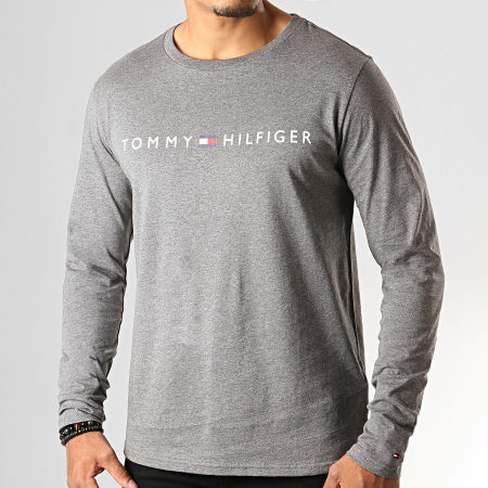 Tommy Hilfiger - Tee Shirt Manches Longues CN 1171 Gris Chiné