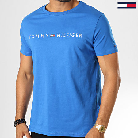 Tommy Hilfiger - Tee Shirt CN Logo 1434 Bleu 