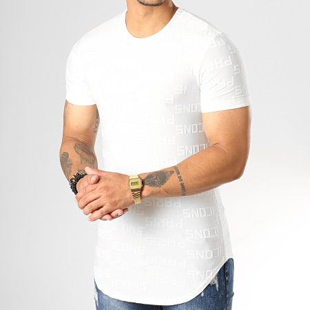 Uniplay - Tee Shirt Oversize UY439 Blanc Cassé