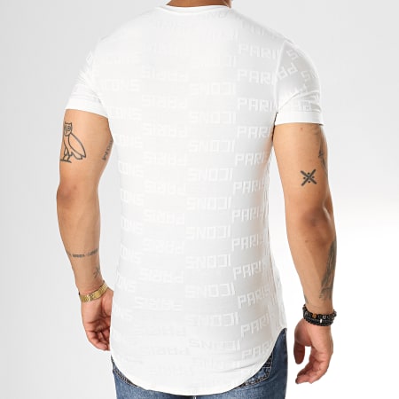 Uniplay - Tee Shirt Oversize UY439 Blanc Cassé