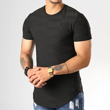 Uniplay - Tee Shirt Oversize UY439 Noir
