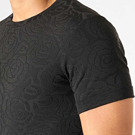 Uniplay - Tee Shirt Oversize 441 Noir Floral