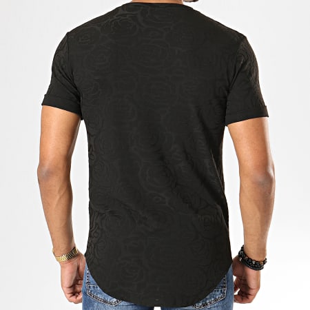Uniplay - Tee Shirt Oversize 441 Noir Floral