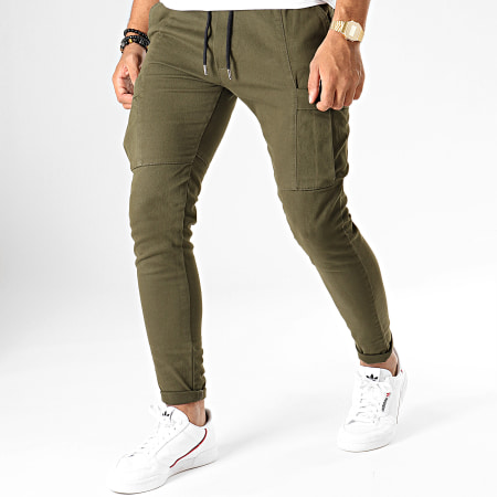 Uniplay - Pantalon Slim PS-3 Vert Kaki
