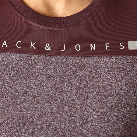 Jack And Jones - Tee Shirt Joey Bordeaux