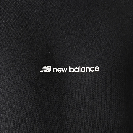 New Balance - Sweat Capuche Optiks 742330 Noir Blanc
