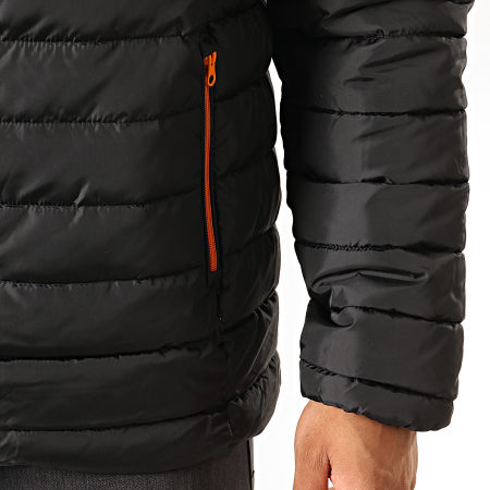 Only And Sons - Doudoune George Quilted Noir Orange