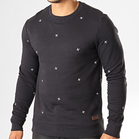 Only And Sons - Sweat Crewneck Kyon Noir Blanc