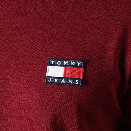 Tommy Jeans - Tee Shirt Badge 6595 Bordeaux