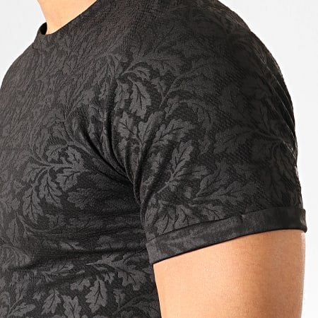 Uniplay - Tee Shirt Oversize Floral T652 Noir