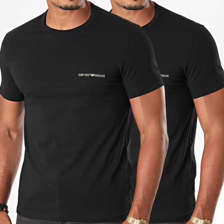Emporio Armani - Lot De 2 Tee Shirts 111267-9A717 Noir