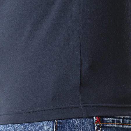 Emporio Armani - Tee Shirt Col V 110810-9A516 Bleu Foncé