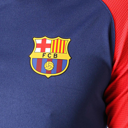 FC Barcelona - Tee Shirt De Sport Fan FC Barcelona B19010 Bleu Marine Rouge