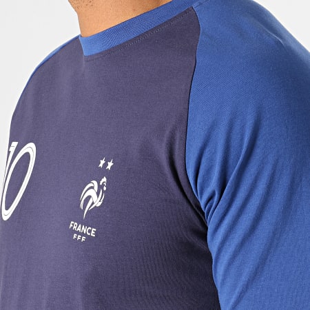 FFF - Tee Shirt Player Mbappe N°10 F19007C Bleu Marine