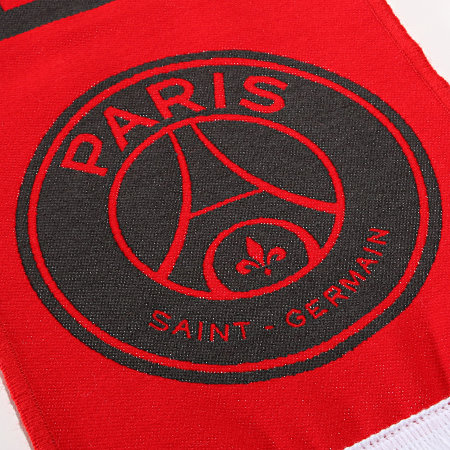 PSG - Echarpe Paris Saint-Germain IV Rouge Gris Anthracite 