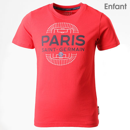 PSG - Tee Shirt Enfant PSG Parc Des Princes P13096C Rouge