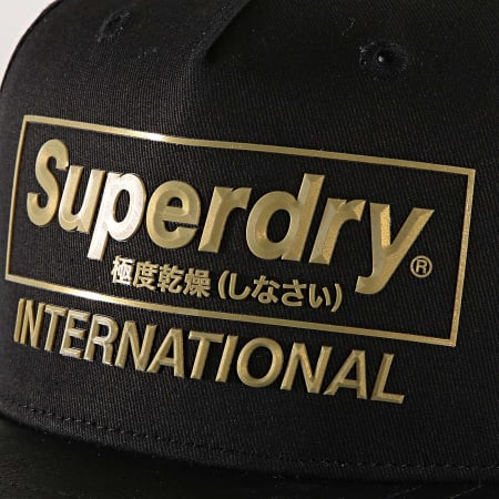 Superdry - Casquette Snapback International B-Boy Cap Noir