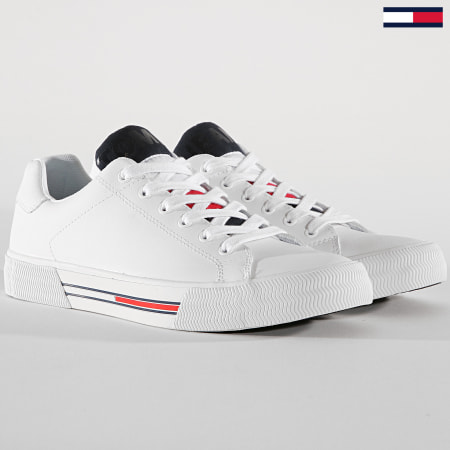 Tommy Jeans - Baskets Essential Padded Tongue 0361 White