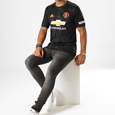 Adidas Sportswear - Maillot De Foot Manchester United 3 ED7390 Noir Corail