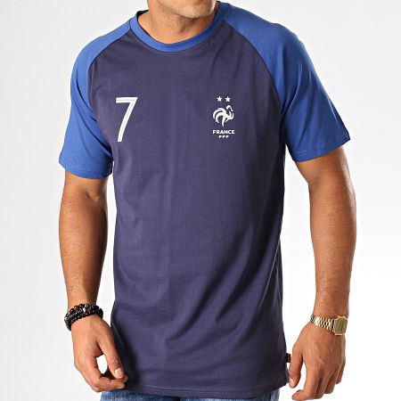 FFF - Tee Shirt Player Griezmann N°7 F19006C Bleu Marine