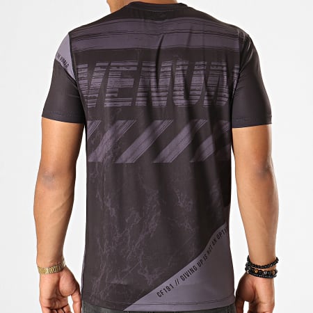 Venum - Tee Shirt De Sport AMRAP Dry Tech 03691 Noir Gris Anthracite
