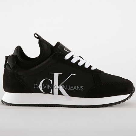 Calvin Klein - Baskets Jemmy Low Top Lace Up Suede B4S0136 Black