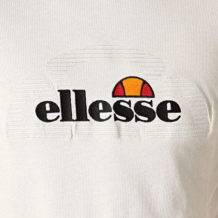 Ellesse - Tee Shirt A Bandes Acapulco SHC07415 Gris Clair
