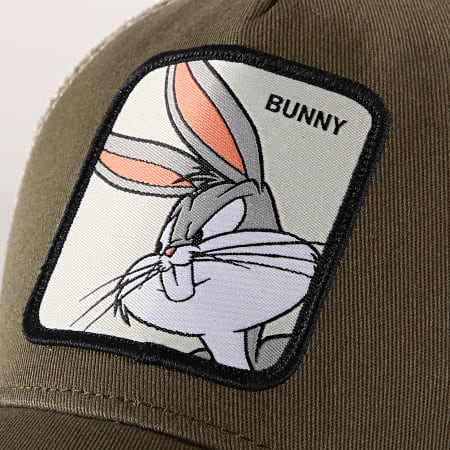 Looney Tunes - Casquette Trucker Bunny Vert Kaki