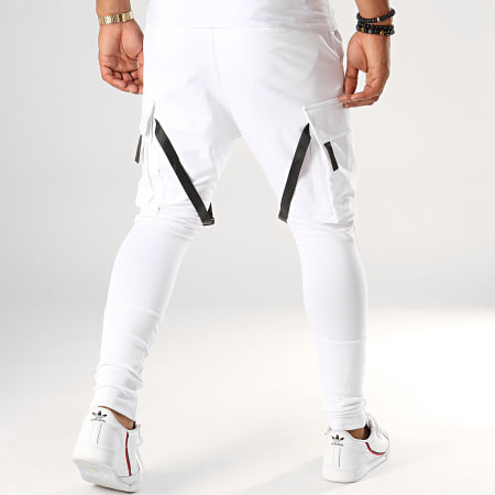 Ikao - Pantalon Jogging F664 Blanc