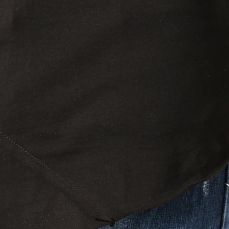 Ikao - Tee Shirt Manches Longues Oversize F652 Noir