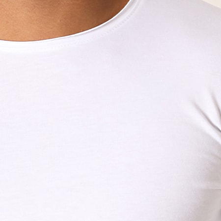 Ikao - Tee Shirt Manches Longues Oversize F652 Blanc
