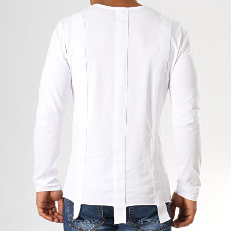 Ikao - Tee Shirt Oversize A Manches Longues F620 Blanc