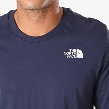The North Face - Tee Shirt Manches Longues Simple Dome 3L3B Bleu Marine