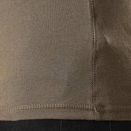 Tommy Jeans - Tee Shirt Manches Longues RIB 5089 Vert Kaki