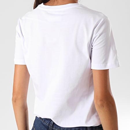 Versace Jeans Couture - Tee Shirt Femme B2HUB7K4-30294 Blanc Doré